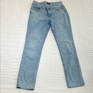 Lee Men's Light Blue Straight Jeans